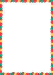 Obraz premium Christmas Rectangle, Square Frame Border
