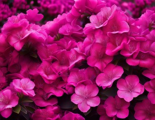 Fototapeta premium flowers in viva magenta colour