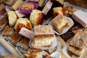 A Delicious and Inviting Assortment of Colorful and Tempting Sweets and Pastries