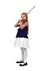 Girl playing the violin