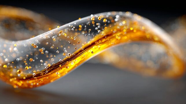 Abstract golden energy loops intertwining through transparent frames representing continuous business growth cycles powered by innovation and responsibility.