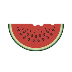 watermelon fruit icon vector illustration