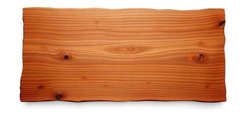 Rustic brown wood tabletop isolated on pure white ,   blank,  macro