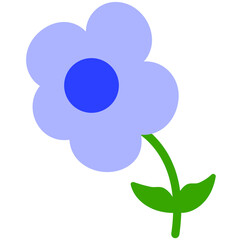 blue flower 