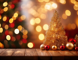 Elegant Christmas Tree Illumination