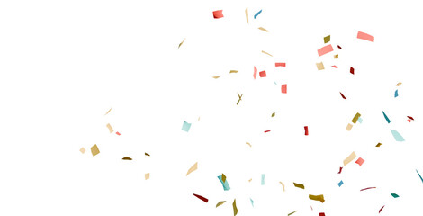 confetti on white background transparent image 