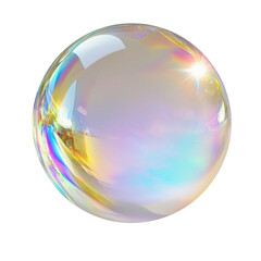vector illustration of a glass sphere