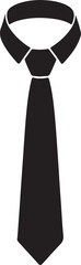 Necktie icon vector illustration, Formal business clothing symbol