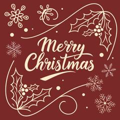 merry christmas and happy new year background