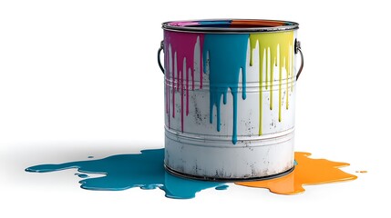 bucket of paint