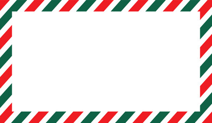 Envelope Border Christmas Frame Illustration