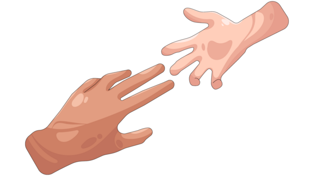 Diverse Hands Gestures and Food , Organic Health and Body Language , Collection of Success and Nature ,

