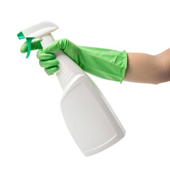 cleaning spray, disinfectant bottle, hand with glove, cleaning concept, housework tool, sanitation bottle, detergent spray, hygiene product, cleaning service, plastic bottle, spray trigger, cleaning e