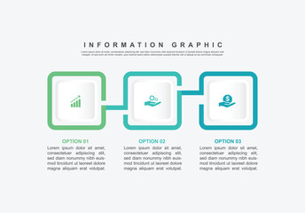 3 step infographic design. schedule concept with paper layout. can be used for workflow illustration