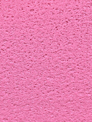 Pink Porous Sponge Texture Close-up