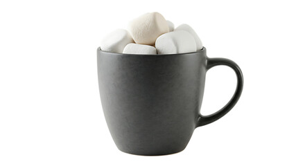 A Delightful Hot Chocolate Drink Filled with Marshmallows in a Charming Mug