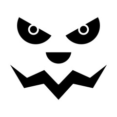 scary face glyph