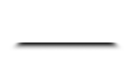 Sharp Thin Horizontal Line Shadow Divider Effect, transparent background