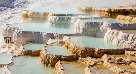 Pamukkale Travertines Thermal Springs Natural Wonder