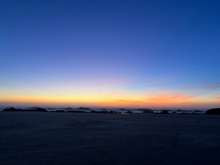 Obraz premium Colorful Sunset on Oregon Coast