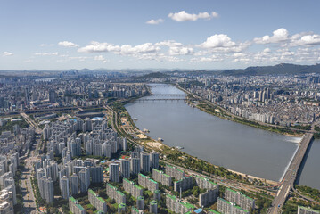 Atemberaubende Aussicht vom Lotte World Tower: Seoul und der Han-Fluss von oben
