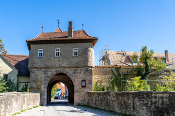 Obraz premium Altstadt, Iphofen, Bayern, Deutschland 