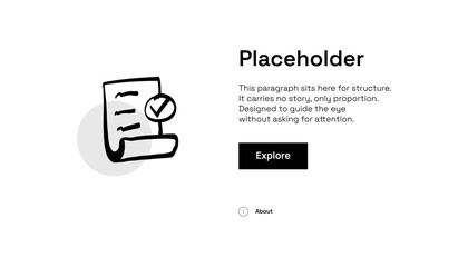 Hand-Drawn Document Icon Illustration &mdash; User Interface