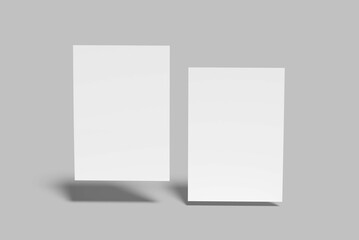 A4 Flyer Paper Mockup Your Design Blank