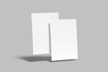 A4 Flyer Paper Mockup Your Design Blank