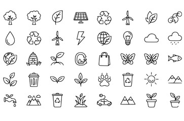 set of icons for web design