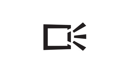 Dynamic spotlight design conveys clarity and focus for impactful branding, a sleek logo element suggesting innovation and bright ideas with a modern, clean aesthetic