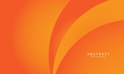 abstract creative orange gradient curve layer background design.