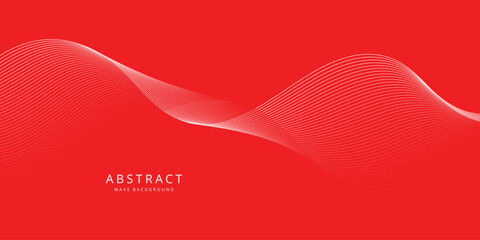 abstract creative blend wave background on red.