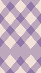Light purple and white gingham pattern background