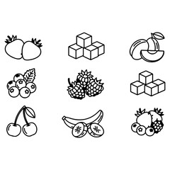 set of icons for design