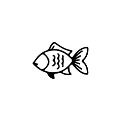 vector illustration of a fish