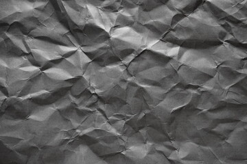 wrinkled paper texture background, black paper background