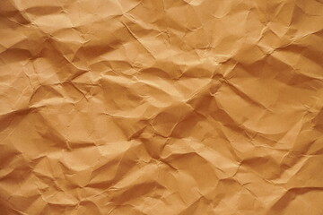 wrinkled paper texture background, orange paper background