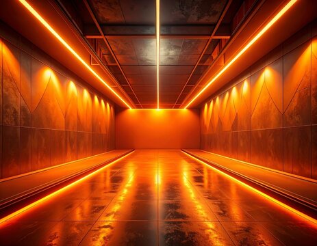 Futuristic Perspective, Mood Energetic Background Wallpaper establishing Wide Dark Abstract Studio Realistic Lighting Angle