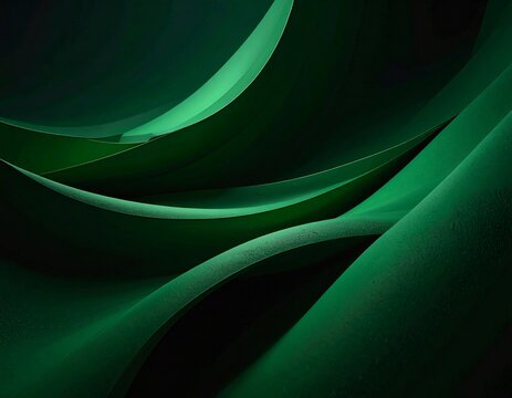 Dramatic Lighting Background Wallpaper Mysterious Dark Portrait Abstract creating Mood View, Cinematic Render Green Solid 3D 85mm