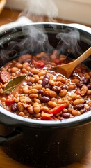 Slow Cooker Beans - A Hearty and Flavorful Meal.