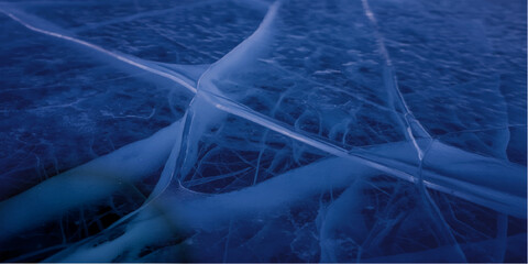 The light blue abstract background features a wave and smoke pattern with a digital texture and swirl motion design.