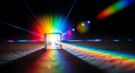 Prisms Dance - Unveiling the Spectrum of Light and Color.