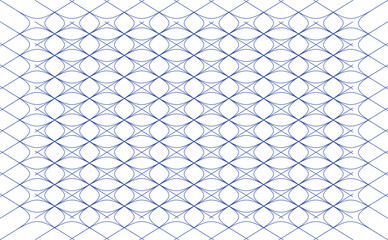Naklejka premium Abstract Blue Line Pattern Background Art Graphic Illustration Seamless Design Concept