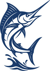 Marlin Fish SVG Cut Files for Cricut & Silhouette