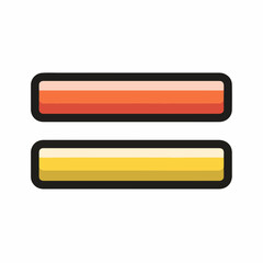 Sleek Signal Bars Clean User Interface Icon
