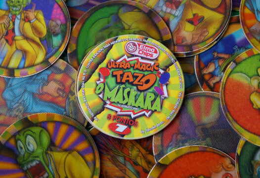 Tazos Collection. Brazilian tazos from Elma Chips. 
