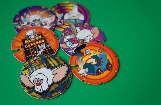 Tazos Collection. Brazilian tazos from Elma Chips. 