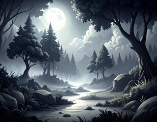 Mysterious Lighting LowKey Mood Wallpaper Monochrome Dramatic White Detail, Background Abstract Solid conveying CloseUp Cartoon