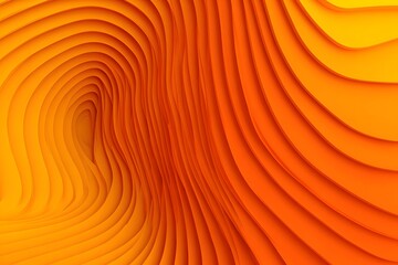 Abstract flowing organic contours with warm gradient of yellow and orange hues creating a sense of depth and movement